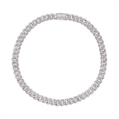 CRM Baguette Diamond Cuban Necklace