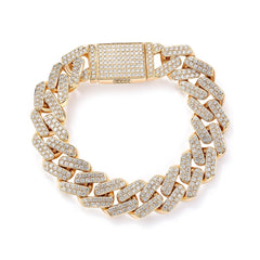 CRM 15mm Curbed Cuban Bracelet
