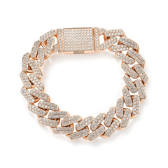 CRM 15mm Curbed Cuban Bracelet