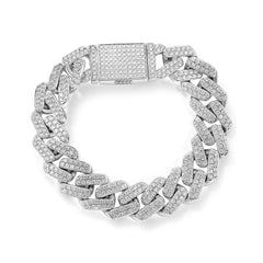 CRM 15mm Curbed Cuban Bracelet