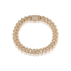 CRM 10mm Iced Out Cuban Bracelet