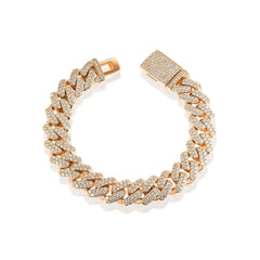 CRM 13mm Iced Out Cuban Bracelet