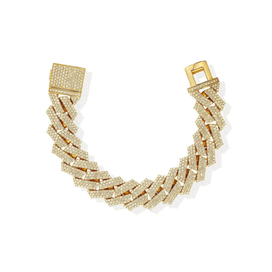 21mm Curbed Cuban Bracelet