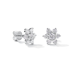 CRM 1ct Star Stud Earrings