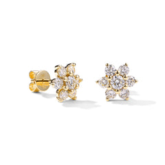 CRM 1ct Star Stud Earrings