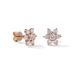 CRM 1ct Star Stud Earrings