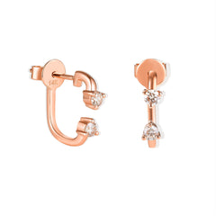 CRM Duo Diamond Earrings