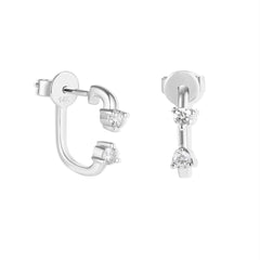 CRM Duo Diamond Earrings