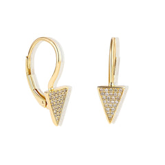 CRM Trendsetter's Arrow Diamond Earrings