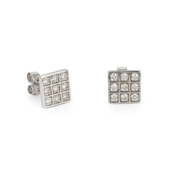 CRM GeoSparkle Diamond Earrings
