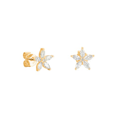 CRM Marquise Star Diamond Earrings