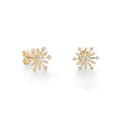 CRM Icy Snowflakes Diamond Earrings