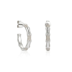 CRM Gleaming Hoopla Diamond Earrings