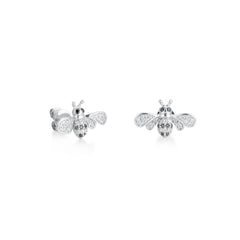 CRM Diamond Bumblebee Stud Earrings