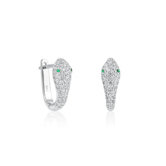 CRM Diamond Serpent Earrings