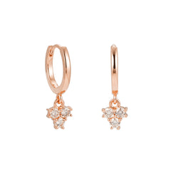 CRM Shimmering Trio Diamond Earrings