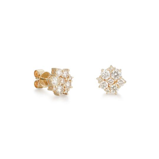 CRM Dancing Petals Diamond Studs