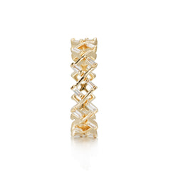 CRM Zig Zag Baguette Diamond Ring