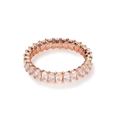 CRM 10 Pointer Emerald Cut Diamond Eternity Band