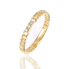 CRM Trinity Gleam Diamond Ring