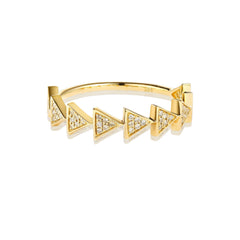 CRM Edgy Diamond Ring