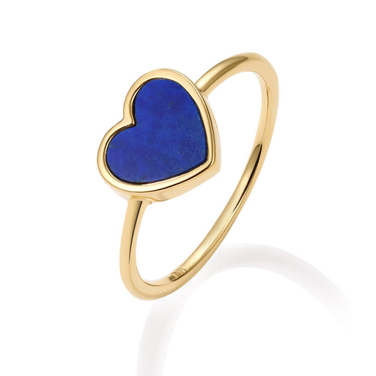 CRM Lazuli Heart Ring