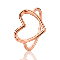 CRM Gold Halo Heart Ring