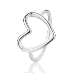 CRM Gold Halo Heart Ring