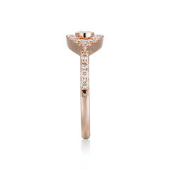 CRM 10 Pointer Evil Eye Diamond Solitaire Ring