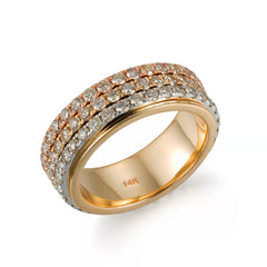 CRM Trinity Rotating Diamond Ring