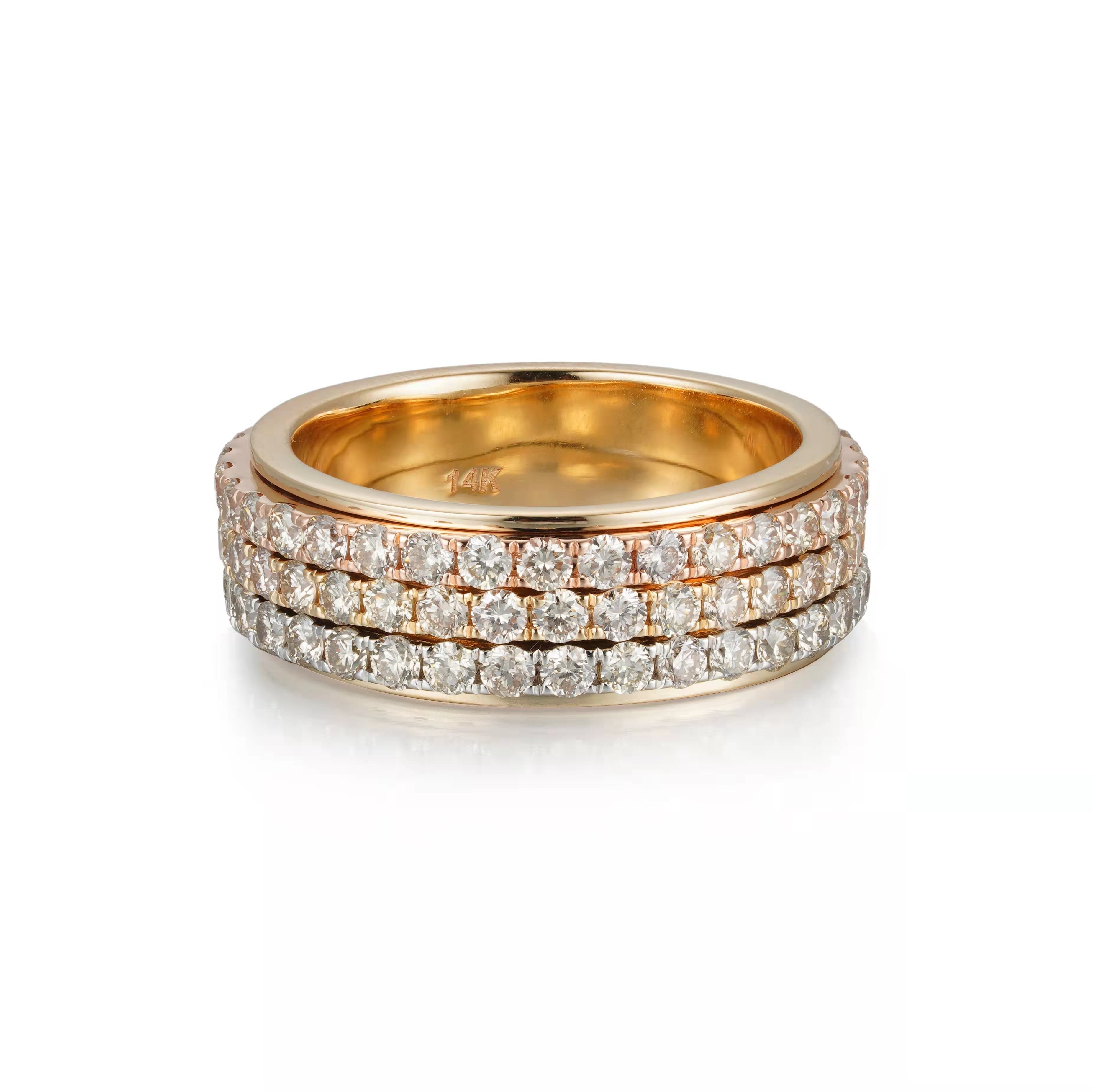 Trinity Rotating Diamond Ring | CRM Jewelers