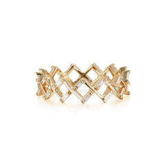 CRM Zig Zag Baguette Diamond Ring