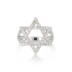 CRM Star of David Diamond Ring