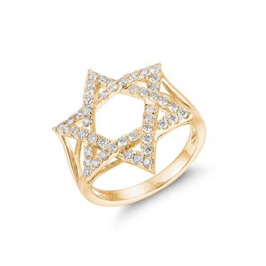 CRM Star of David Diamond Ring