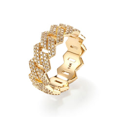 CRM Miami Cuban Link Diamond Eternity Ring