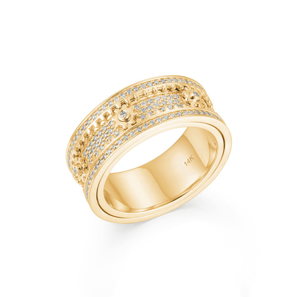 CRM Gold Men's Ring MR0057