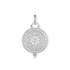 CRM Rangoli Bloom Diamond Pendant