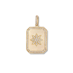 CRM Starlit Dog Tag Diamond Pendant