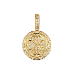 CRM Lucky Clover Diamond Pendant