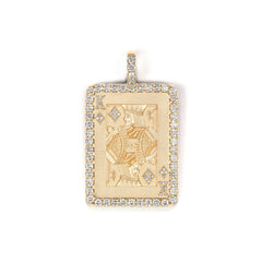 CRM King of Diamonds Card Pendant