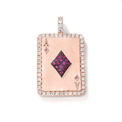 CRM Ace of Bling Card Pendant
