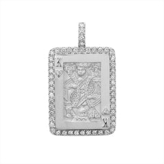 CRM King of Hearts Card Pendant
