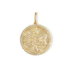 CRM Star Crossed Diamond Pendant