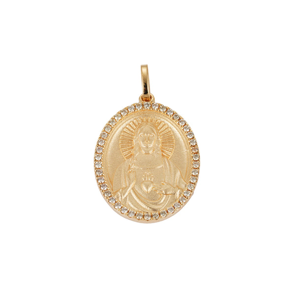 氷室京介/Personal Jesus Heart pendant/K18 The Heart of Jesus Diamond Pendant | CRM Jewelers