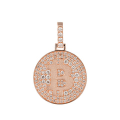 CRM Diamond Bitcoin Pendant