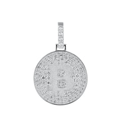 CRM Diamond Bitcoin Pendant