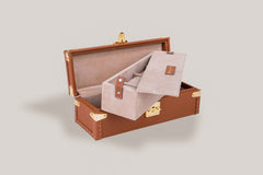 Petra Watch Case - Togo Camel