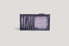 Zipper Card Holder Grey