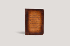 Passport Case Honey Brown
