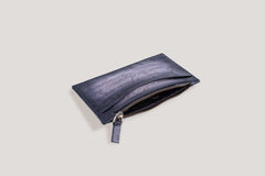 Zipper Card Holder Grey